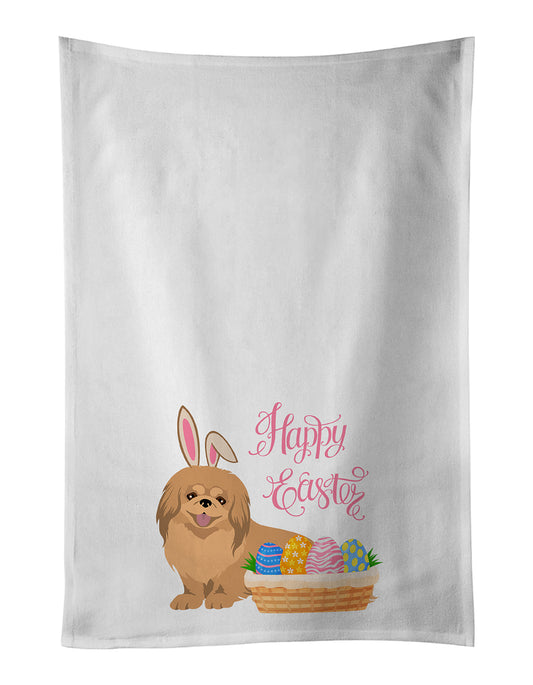 Buy this Gold Pekingese Easter Kitchen Towel Set of 2