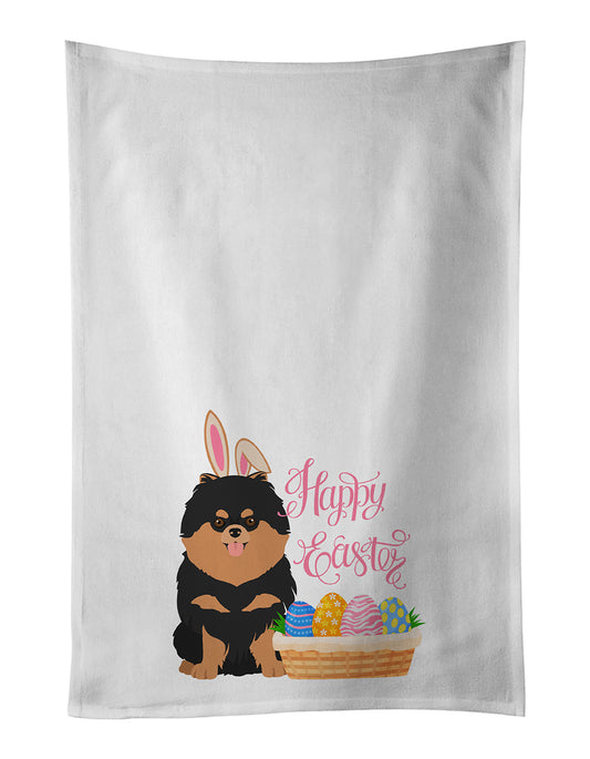 Buy this Black and Tan Pomeranian Easter Kitchen Towel Set of 2