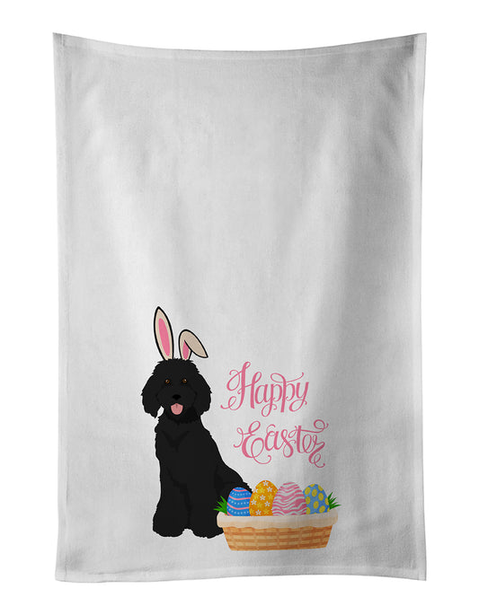 Buy this Standard Black Poodle Easter Kitchen Towel Set of 2