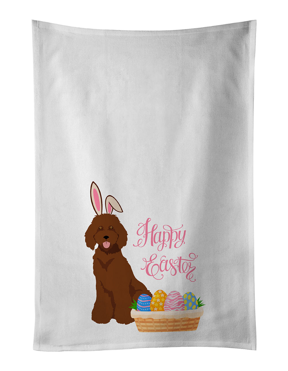 Buy this Standard Red Poodle Easter Kitchen Towel Set of 2