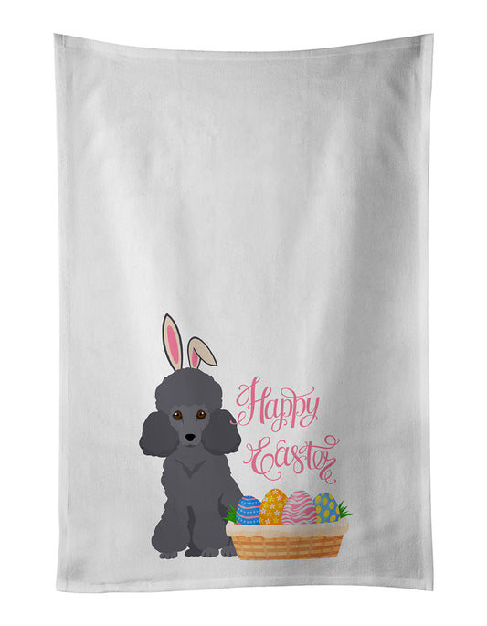 Buy this Toy Grey Poodle Easter Kitchen Towel Set of 2