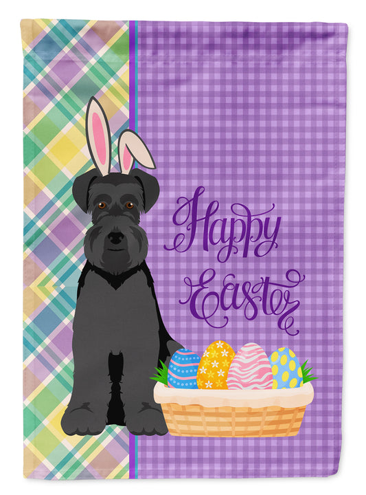 Buy this Black Natural Ears Schnauzer Easter Garden Flag