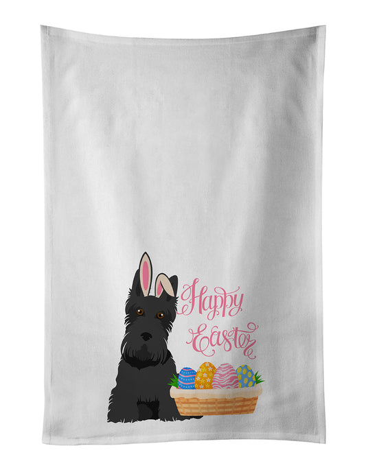 Buy this Black Scottish Terrier Easter Kitchen Towel Set of 2