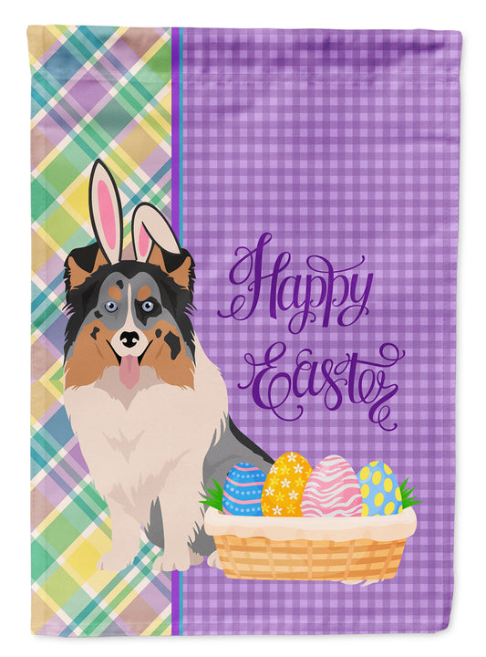 Buy this Blue Merle Sheltie Easter Garden Flag