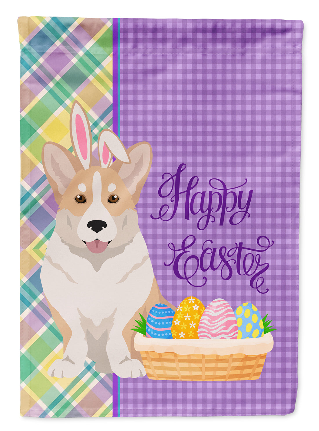 Buy this Fawn Cardigan Corgi Easter Garden Flag