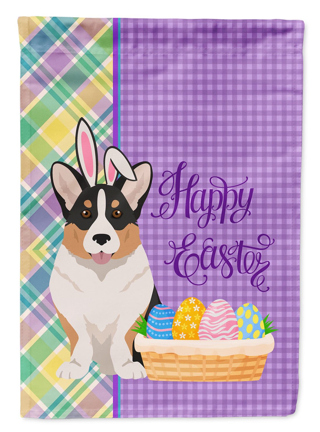 Buy this Tricolor Cardigan Corgi Easter Garden Flag