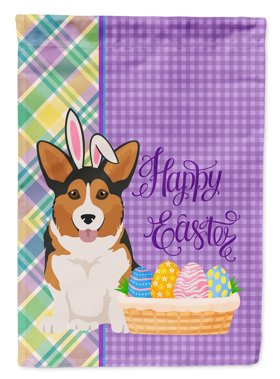 Buy this Sable Pembroke Corgi Easter Garden Flag