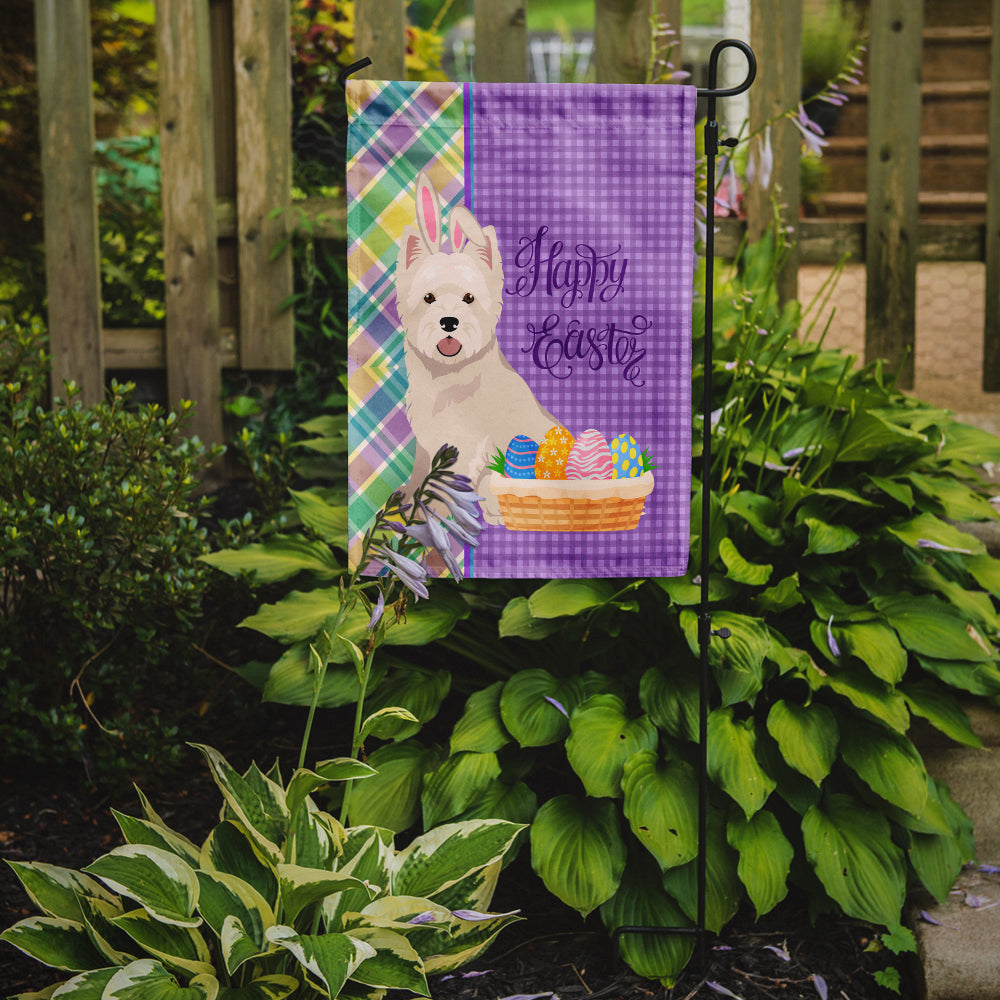 Westie West Highland White Terrier Easter Garden Flag