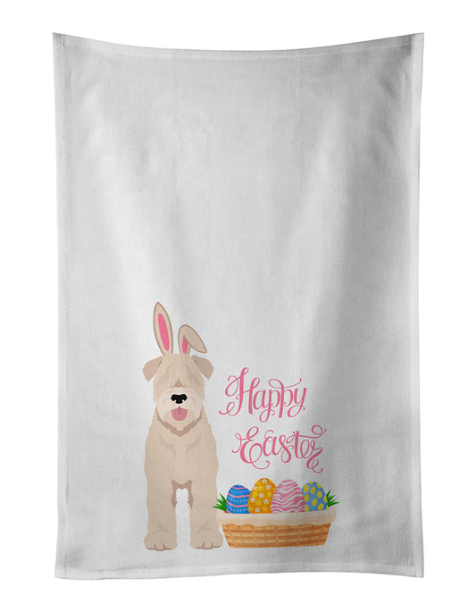 Buy this Soft Coated Wheaten Terrier Easter Kitchen Towel Set of 2