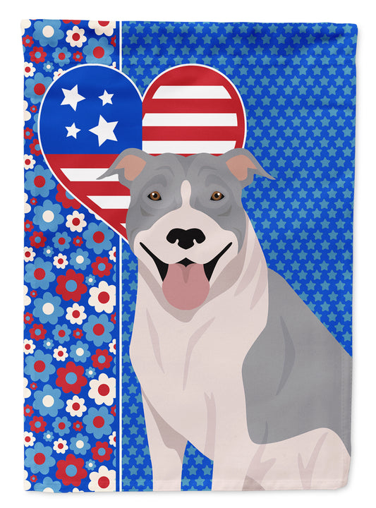 Buy this Blue and White Pit Bull Terrier USA American House Flag