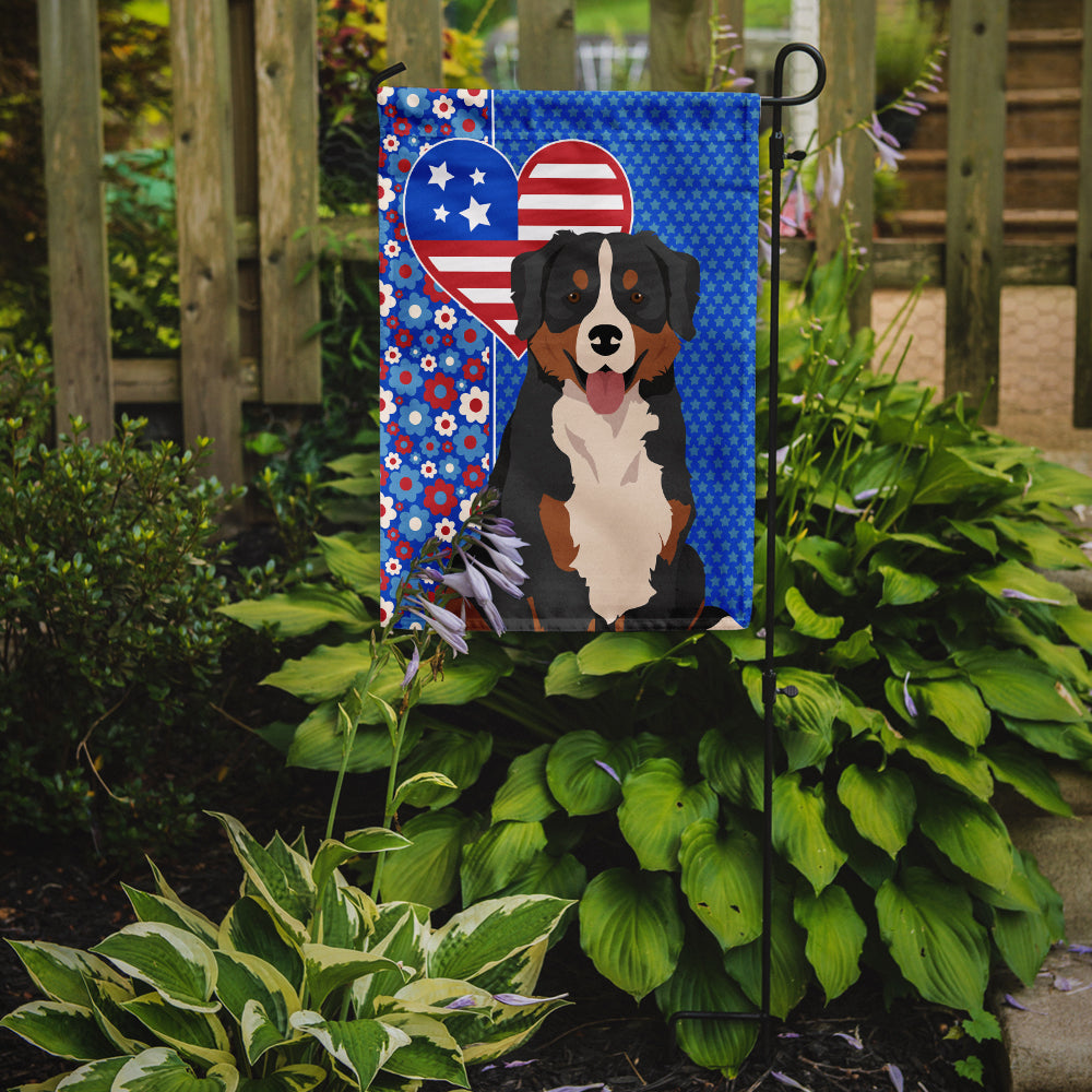 Bernese Mountain Dog USA American Garden Flag