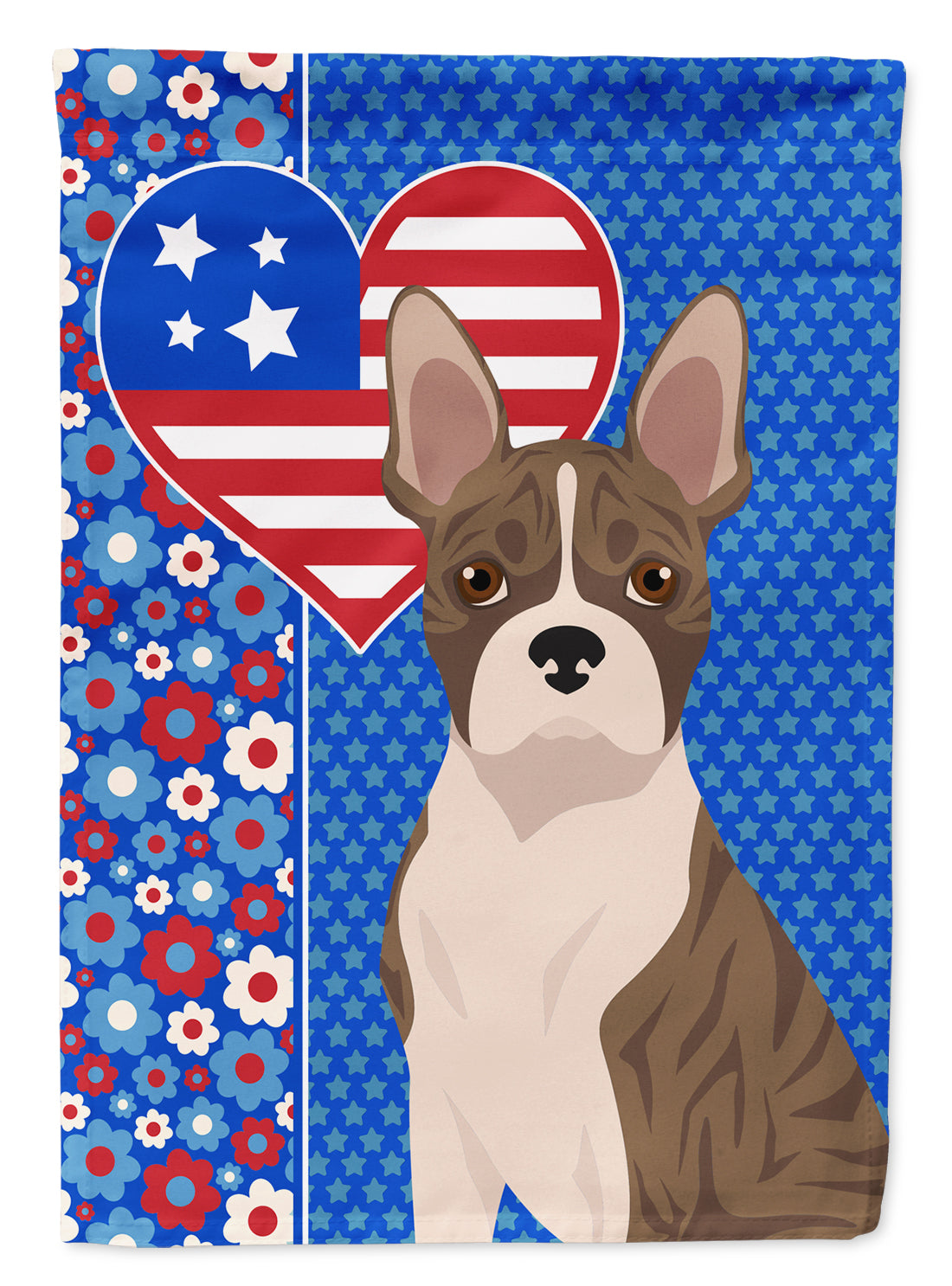 Buy this Brindle Boston Terrier USA American House Flag