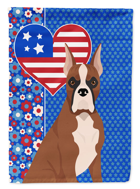 Buy this Red Fawn Boxer USA American Garden Flag