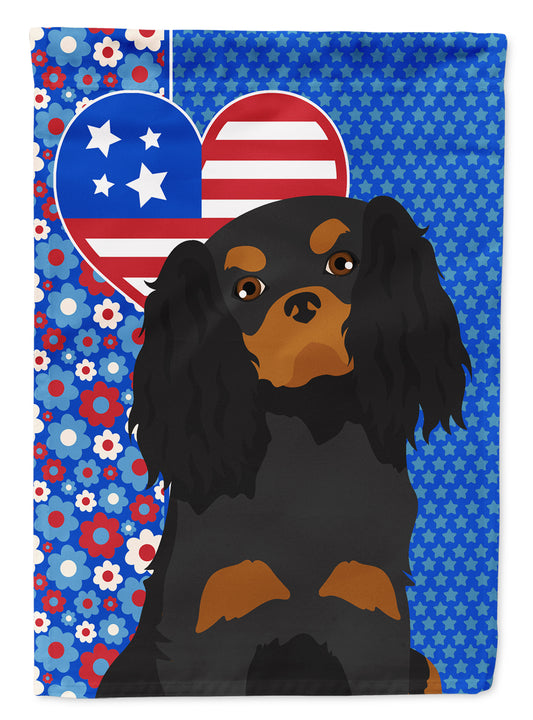 Buy this Black and Tan Cavalier Spaniel USA American House Flag