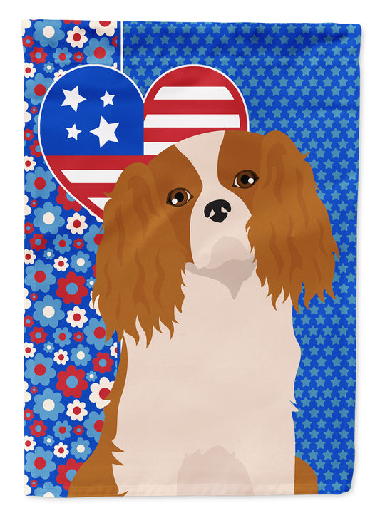 Buy this Blenheim Cavalier Spaniel USA American House Flag