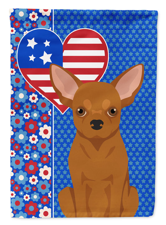 Buy this Red Chihuahua USA American House Flag