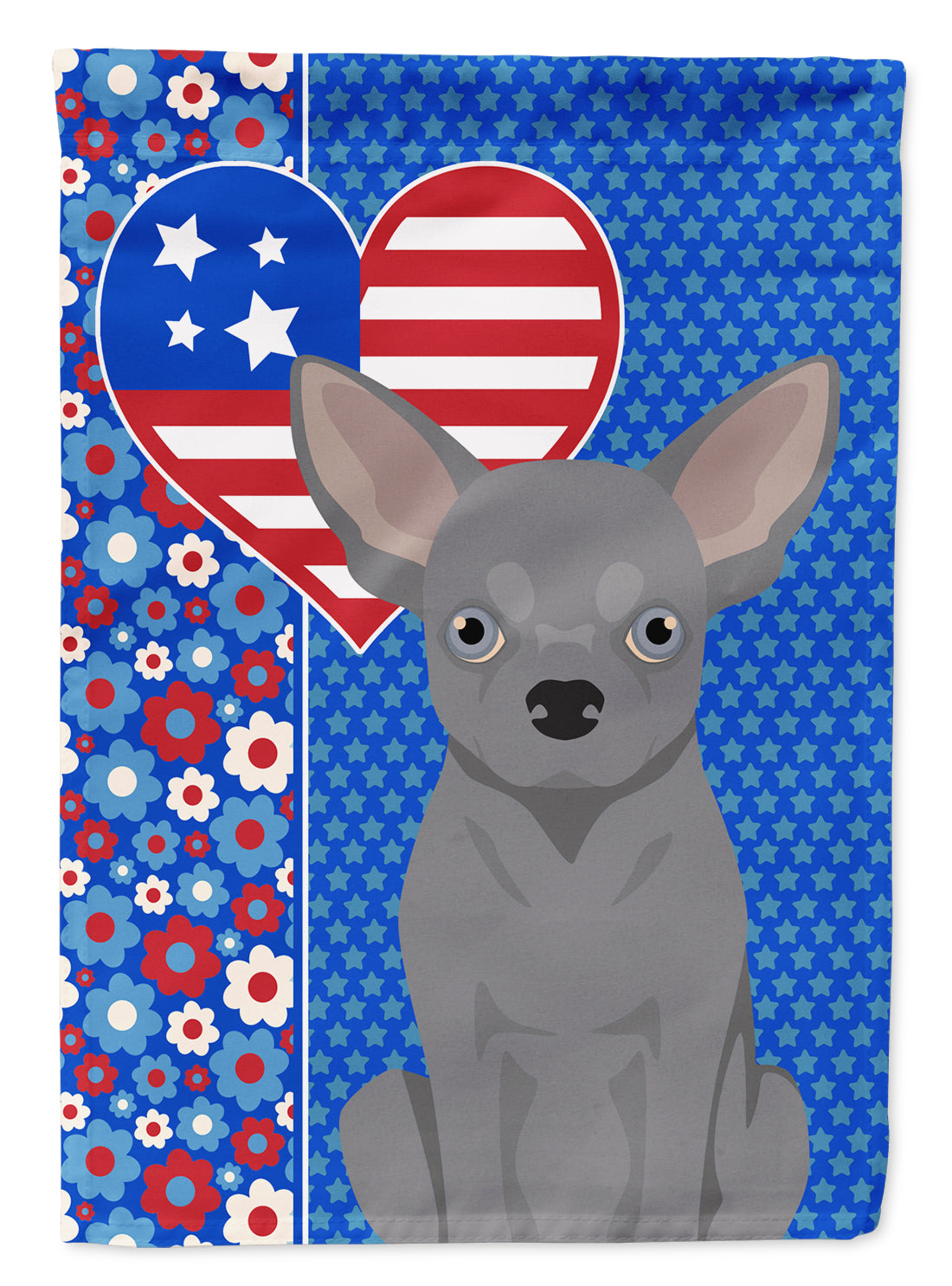 Buy this Blue Chihuahua USA American House Flag