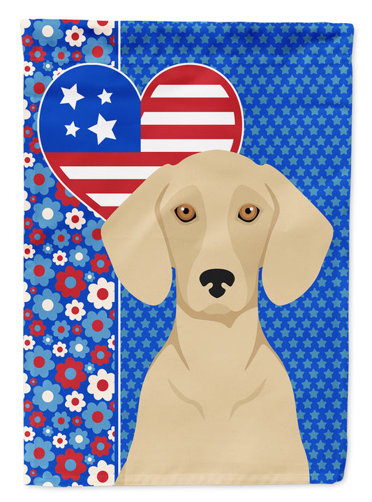 Buy this Cream Dachshund USA American Garden Flag