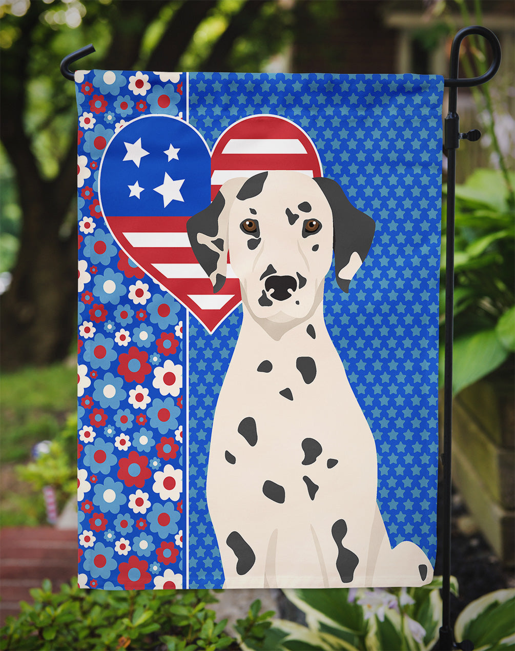 Dalmatian USA American Garden Flag