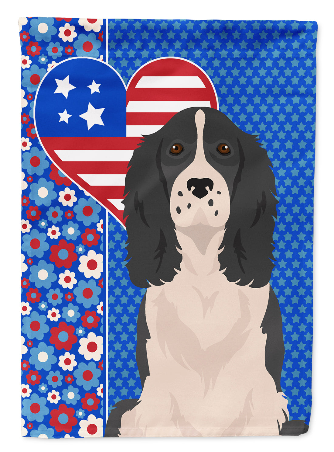 Buy this Black English Springer Spaniel USA American Garden Flag