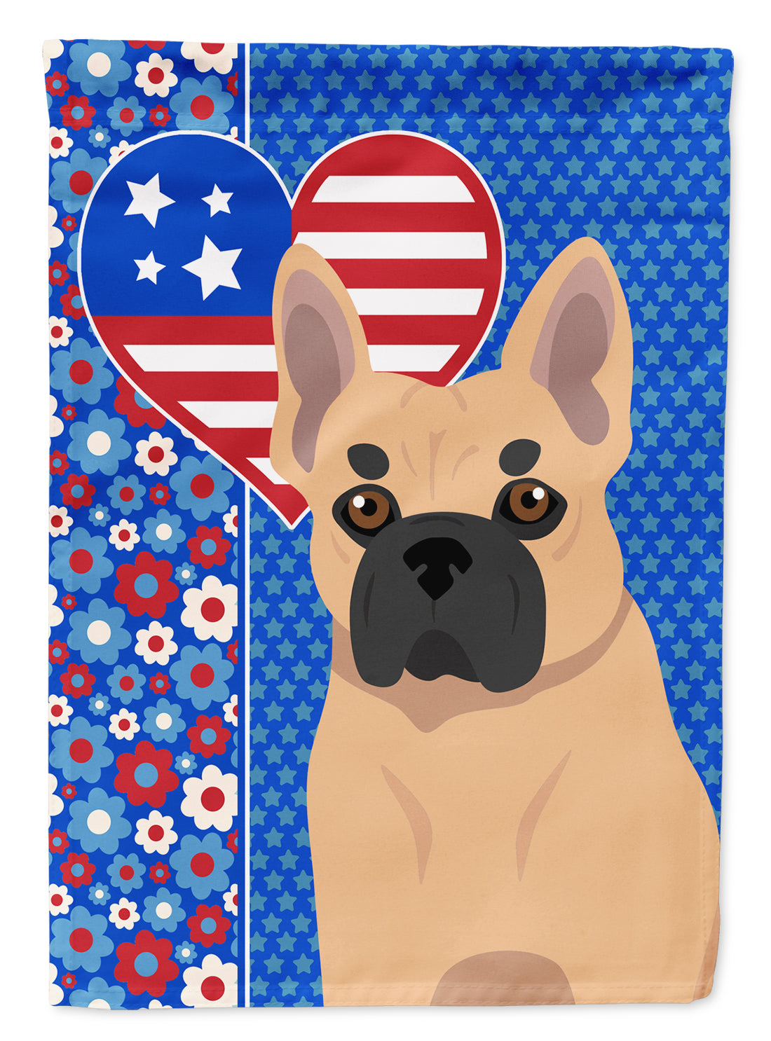 Buy this Fawn French Bulldog USA American Garden Flag