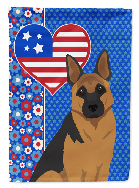 Buy this Black and Tan German Shepherd USA American Garden Flag