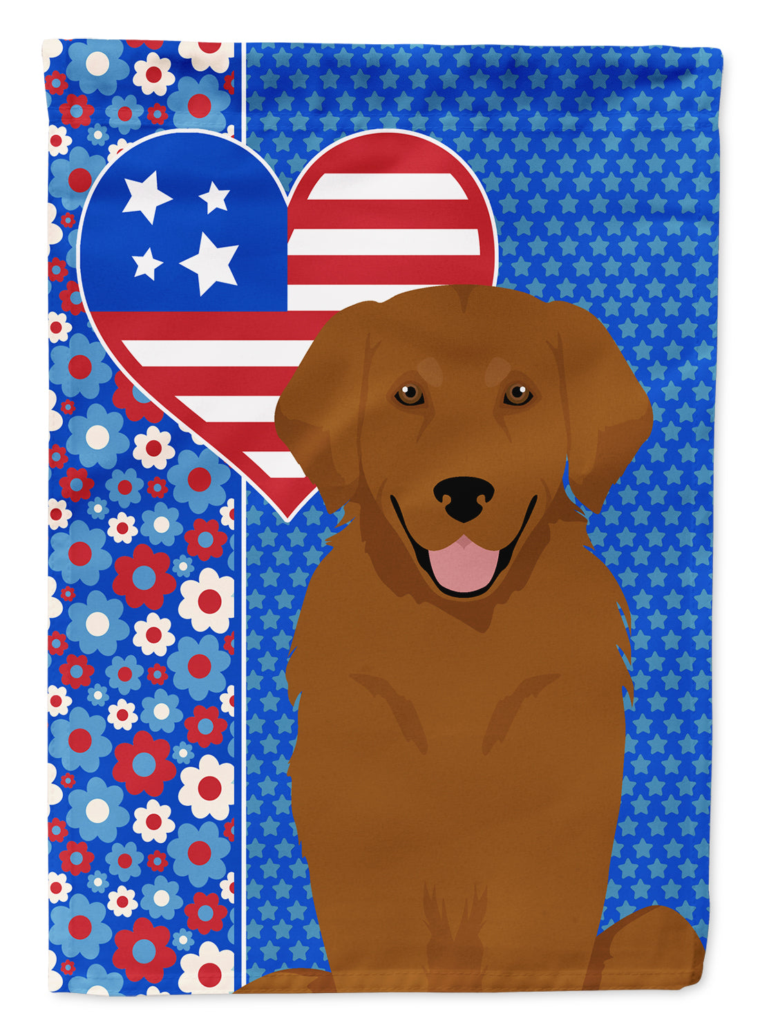 Buy this Mahogany Golden Retriever USA American Garden Flag