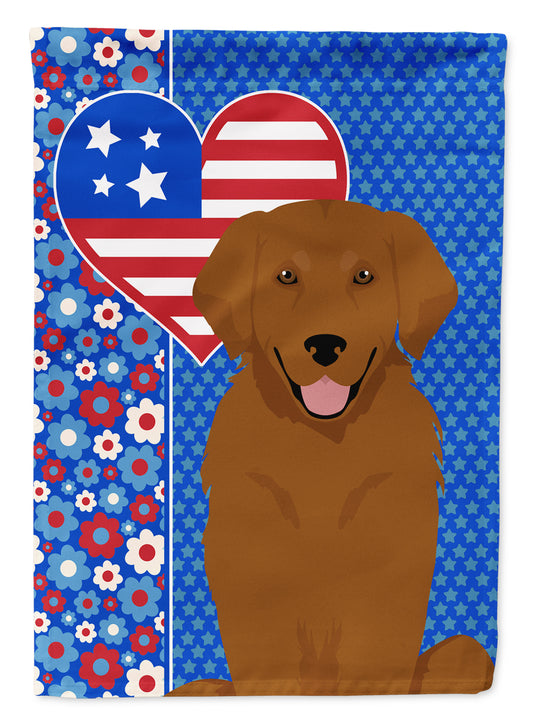 Buy this Mahogany Golden Retriever USA American Garden Flag