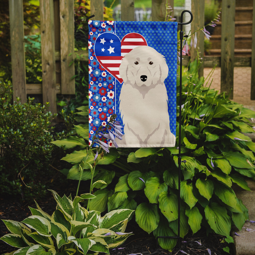 Great Pyrenees USA American Garden Flag