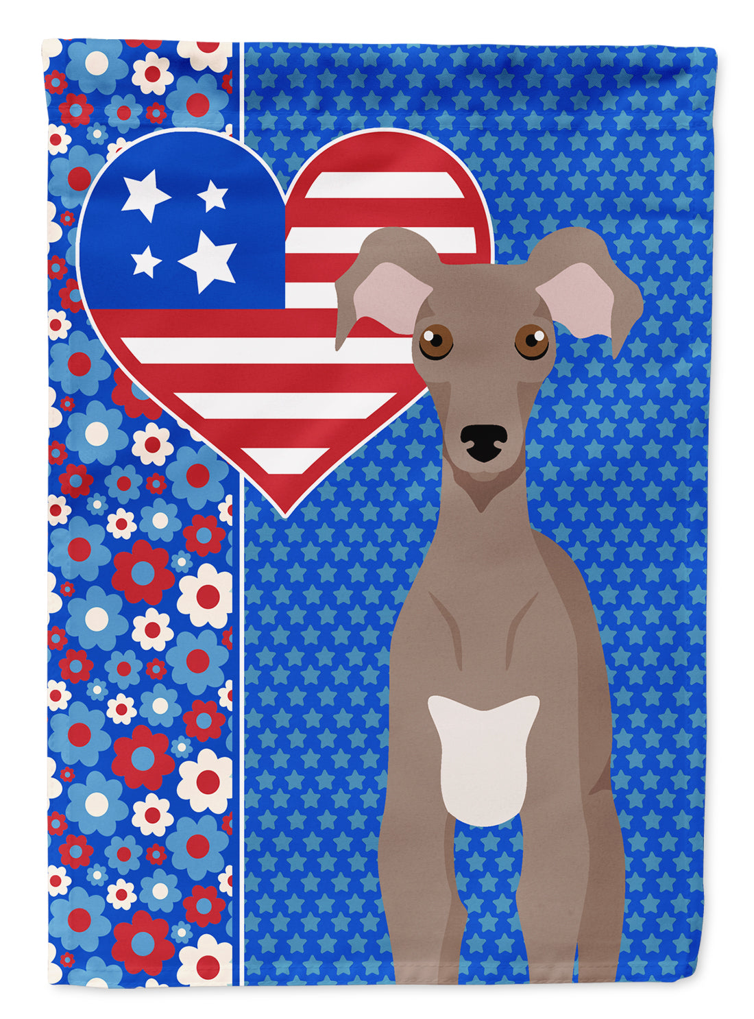 Buy this Fawn Italian Greyhound USA American Garden Flag