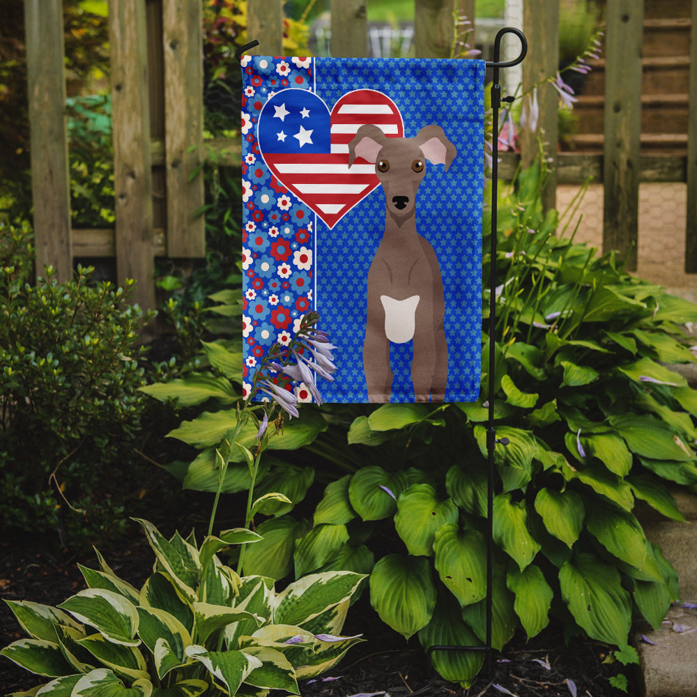 Fawn Italian Greyhound USA American Garden Flag