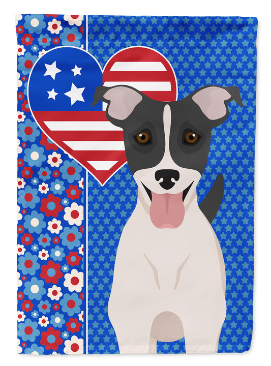 Buy this Black White Smooth Jack Russell Terrier USA American Garden Flag