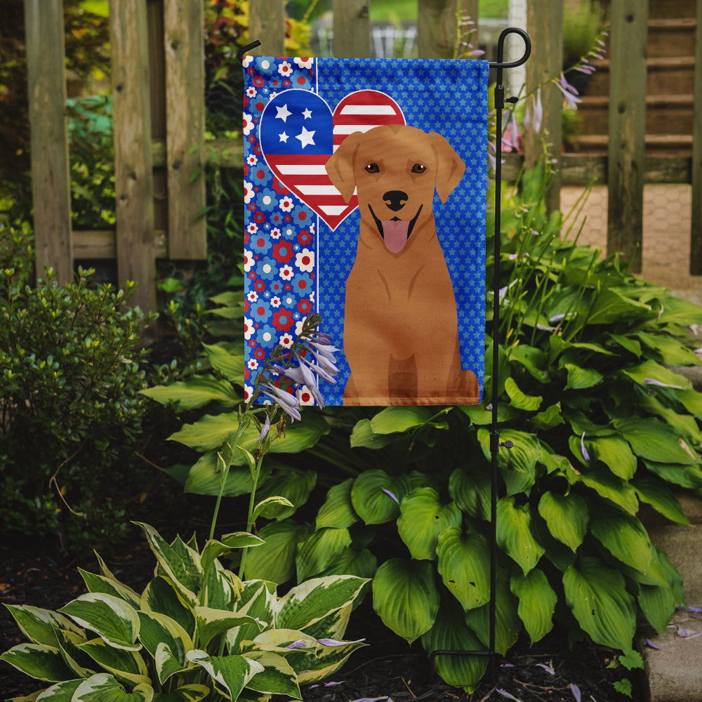 Red Fox Labrador Retriever USA American Garden Flag