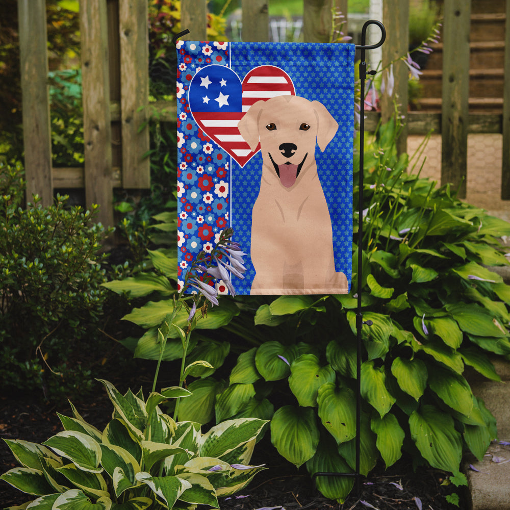 Yellow Labrador Retriever USA American Garden Flag