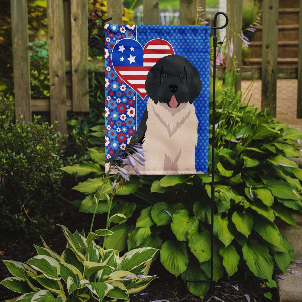 Landseer Newfoundland USA American Garden Flag