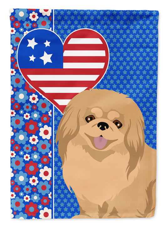 Buy this Gold Pekingese USA American Garden Flag