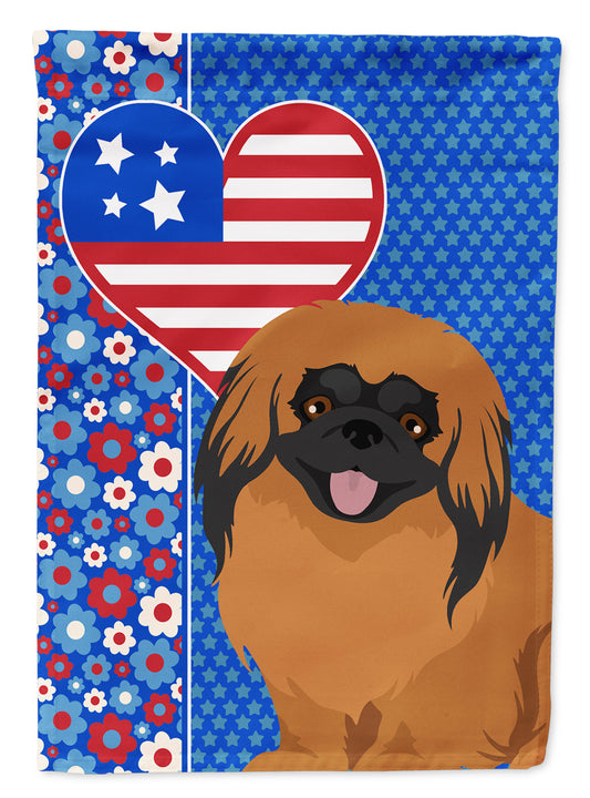 Buy this Red Pekingese USA American Garden Flag