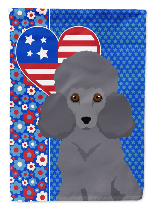 Buy this Toy Grey Poodle USA American Garden Flag