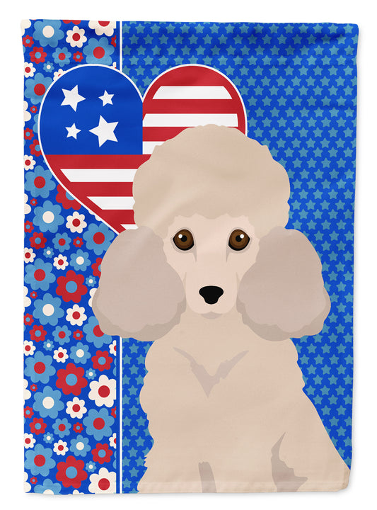 Buy this Toy Cream Poodle USA American Garden Flag