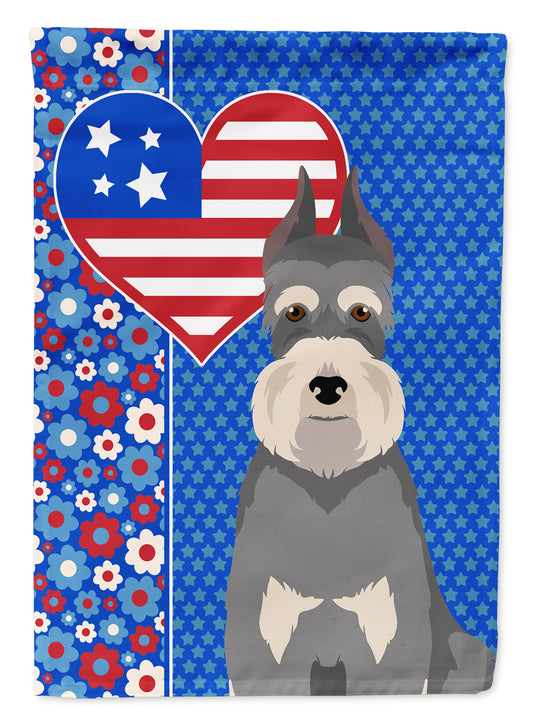 Buy this Salt Pepper Schnauzer USA American Garden Flag