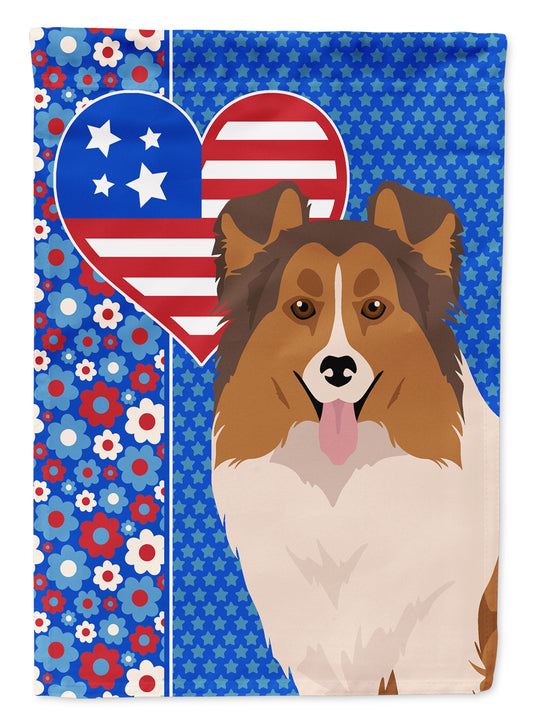 Buy this Sable Sheltie USA American Garden Flag