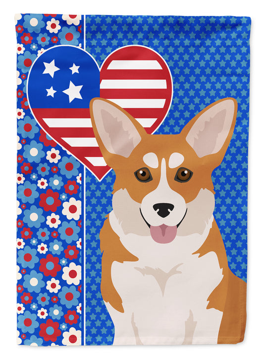 Buy this Red Pembroke Corgi USA American Garden Flag