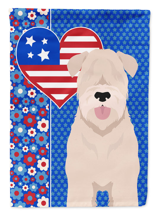 Buy this Soft Coated Wheaten Terrier USA American Garden Flag