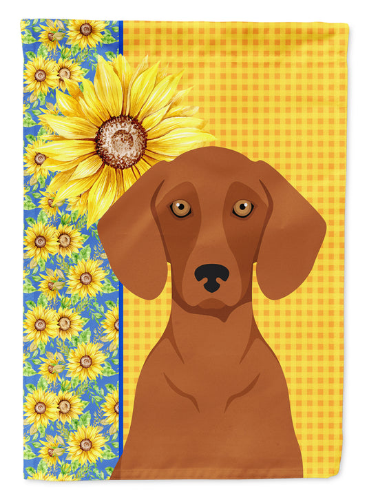 Buy this Summer Sunflowers Red Dachshund Garden Flag