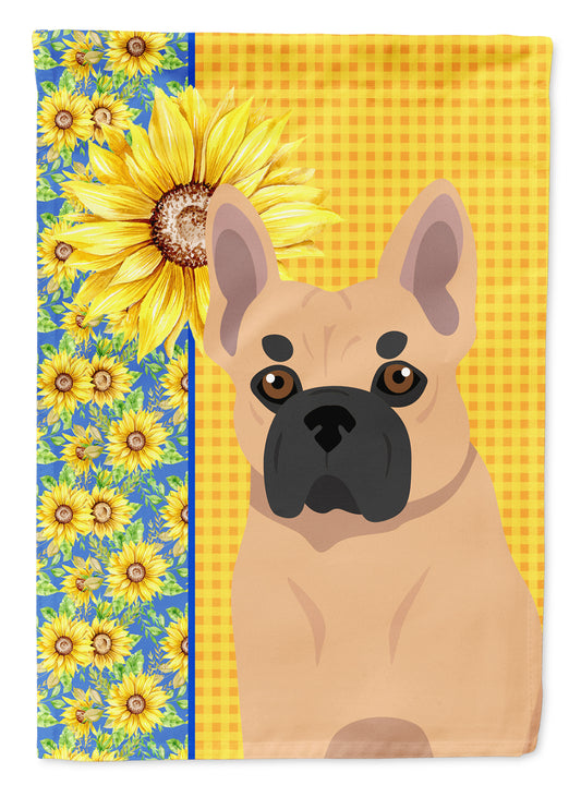 Buy this Summer Sunflowers Fawn French Bulldog Garden Flag