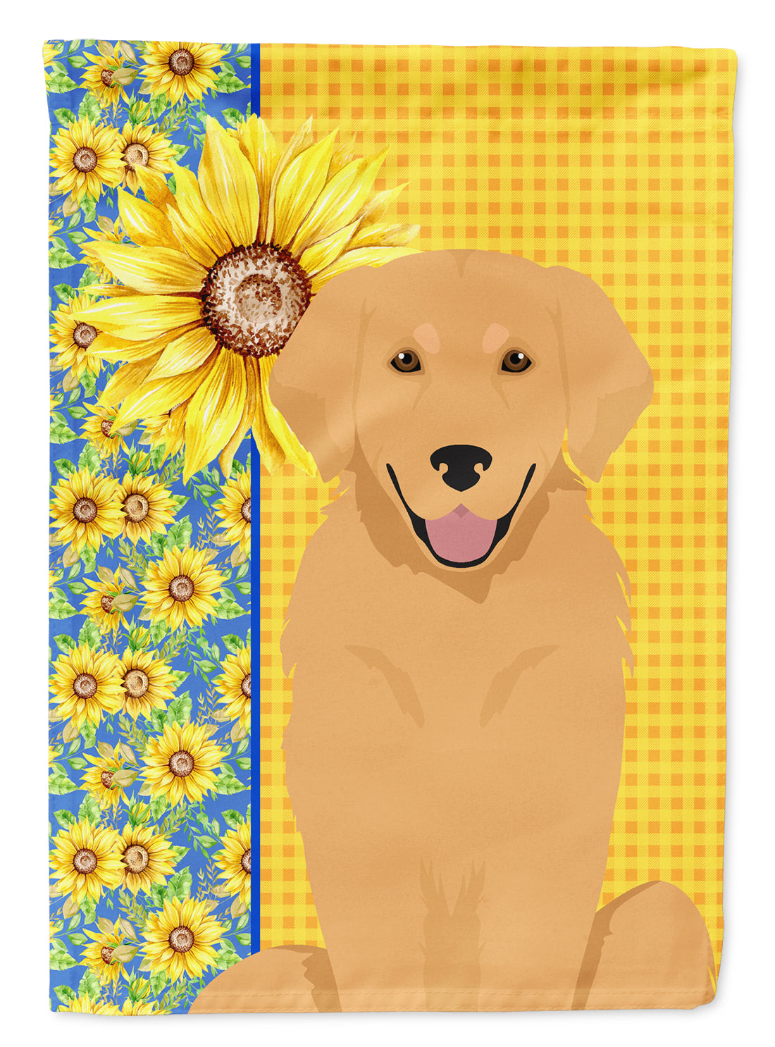 Buy this Summer Sunflowers Gold Golden Retriever Garden Flag