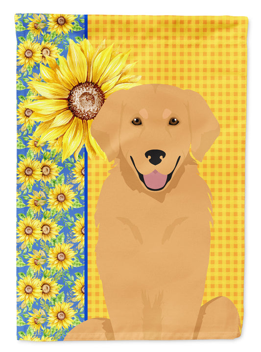 Buy this Summer Sunflowers Gold Golden Retriever Garden Flag