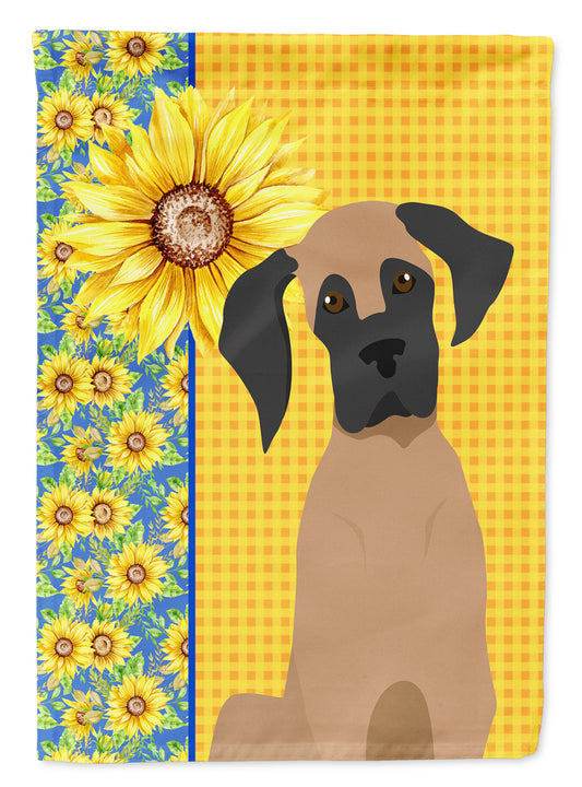 Buy this Summer Sunflowers Fawn Great Dane Garden Flag