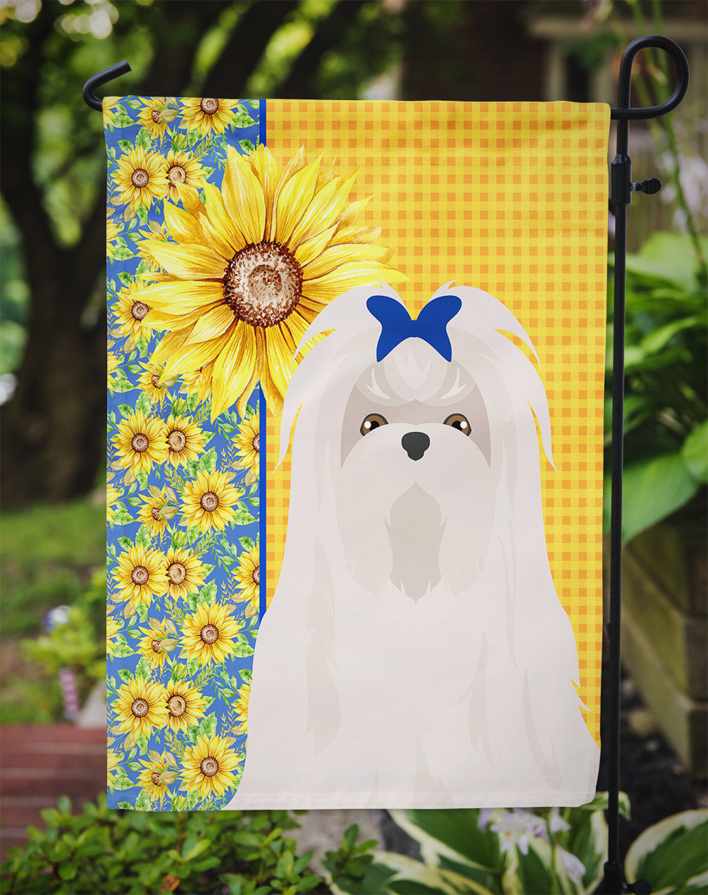 Summer Sunflowers Maltese Garden Flag