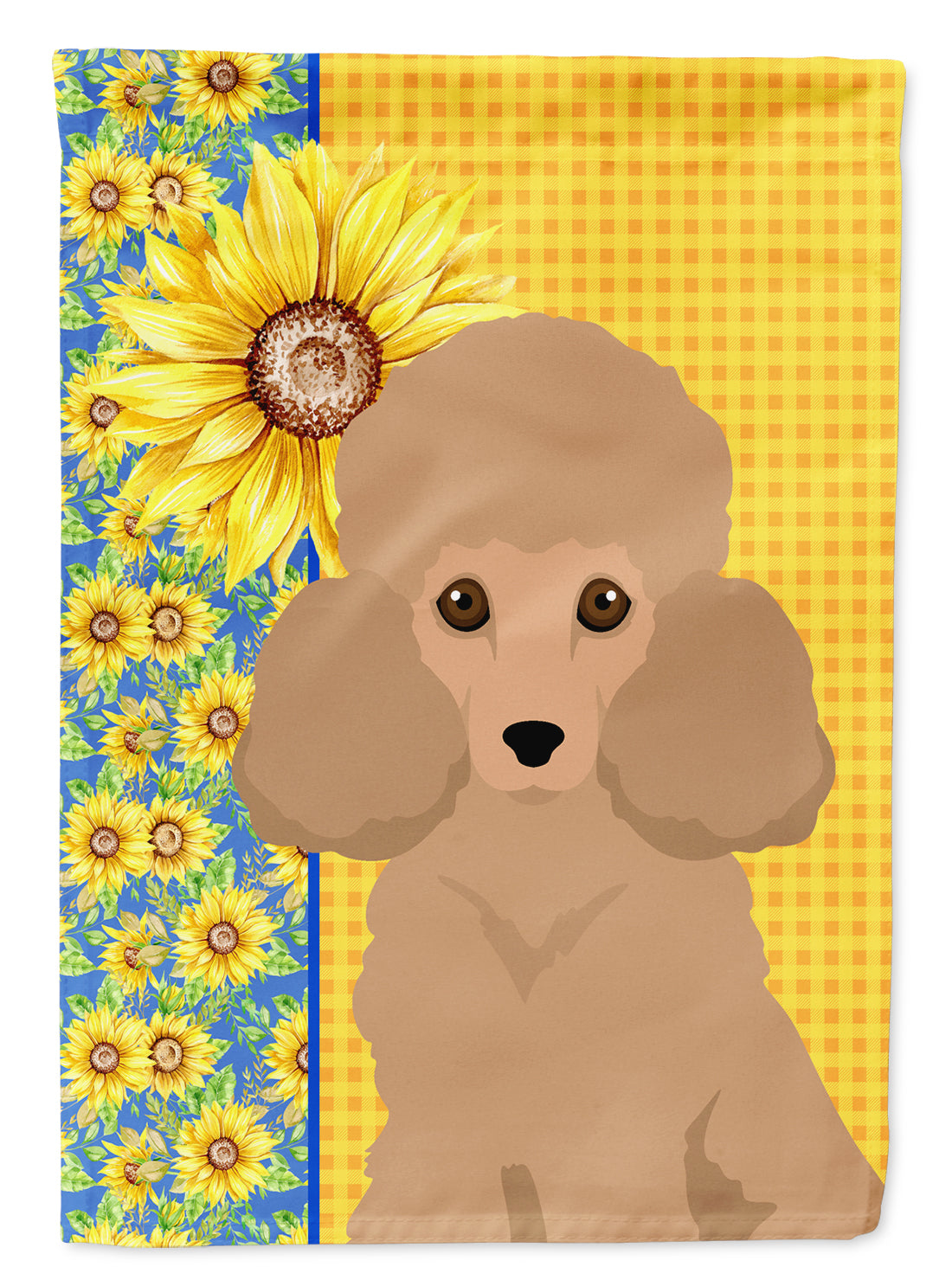 Buy this Summer Sunflowers Toy Apricot Poodle Garden Flag